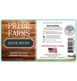 Oma's Pride Oma's Pride O'Paws Dog Raw Frozen Duck Necks CASE 5 lb (*Frozen Products for Local Delivery or In-Store Pickup Only. *)