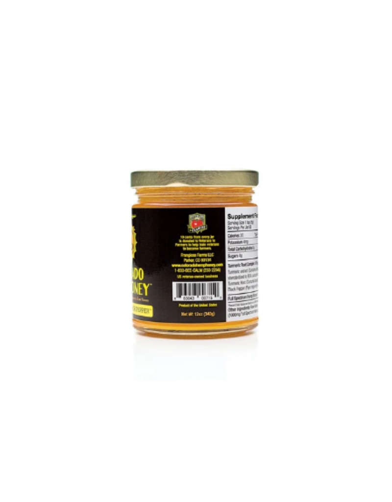 Colorado Hemp Honey Colorado Hemp Honey Turmeric Black Pepper Jar 6 oz