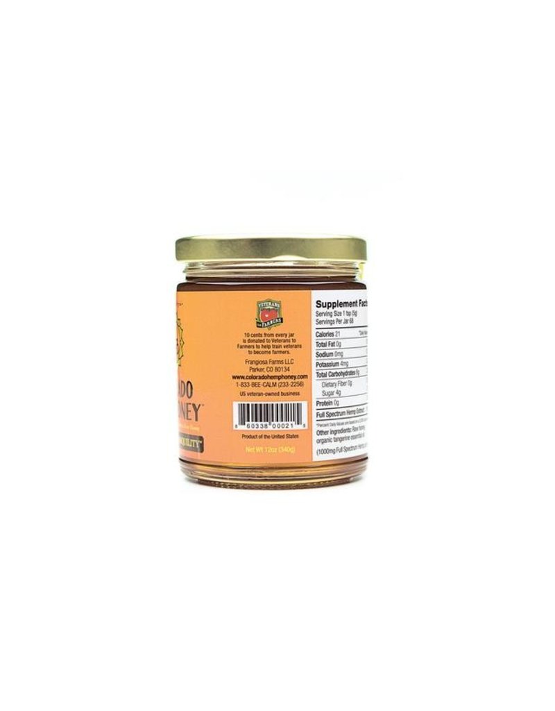 Colorado Hemp Honey Colorado Hemp Honey Tangerine Tranquility Jar 6 oz