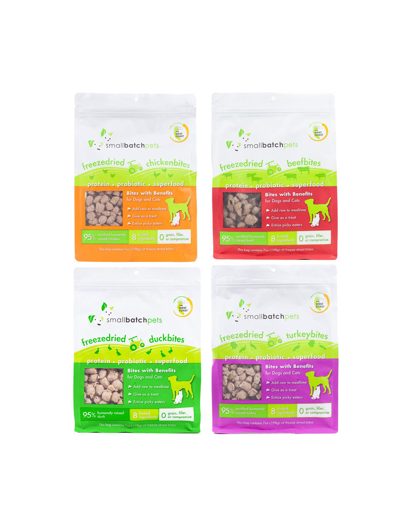 Smallbatch Pets Smallbatch Freeze Dried Dog Treat Bites | Chicken 7 oz