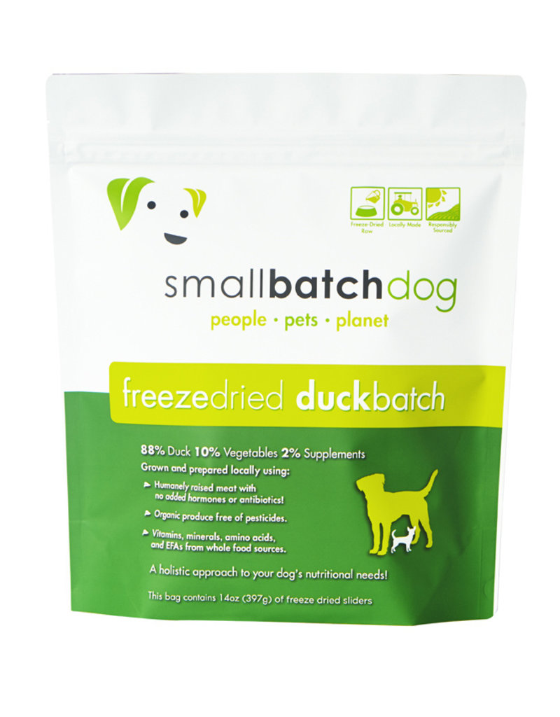 Smallbatch Pets Smallbatch Freeze Dried Dog Food Sliders | Duck 14 oz