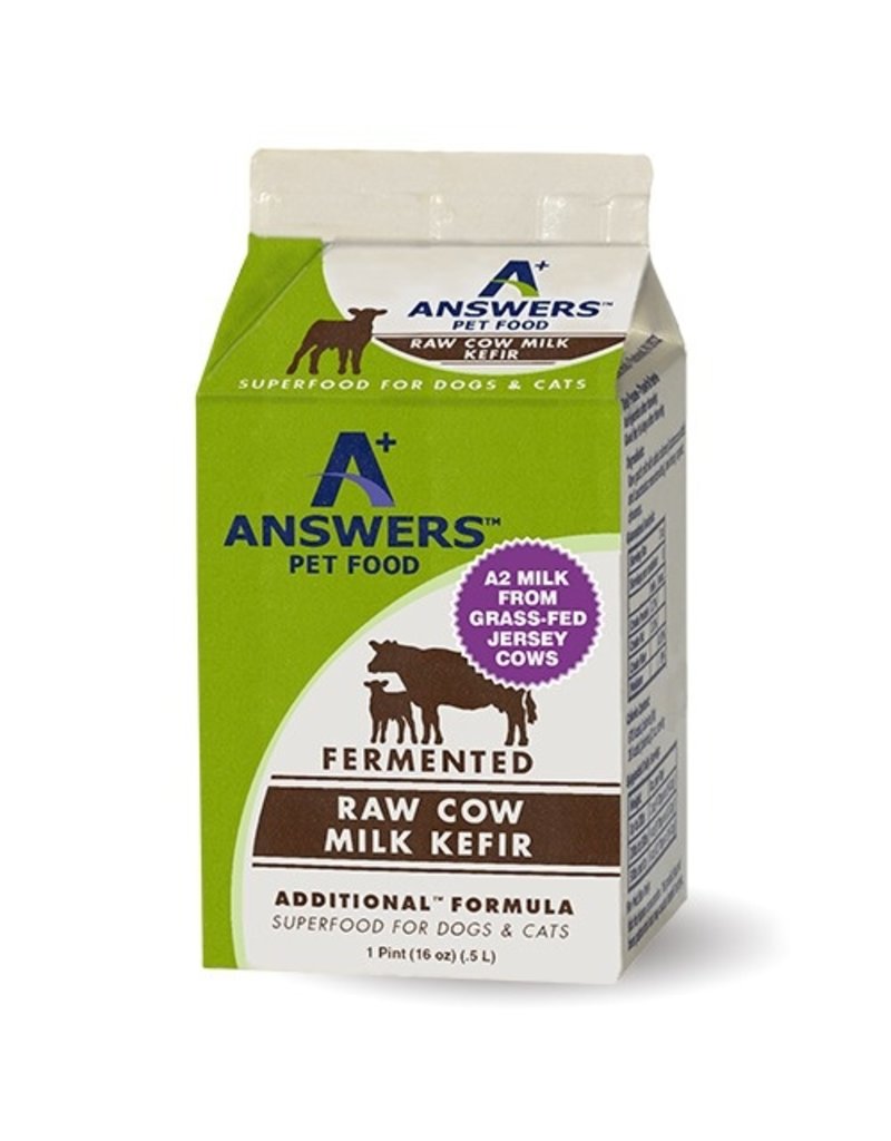 Answer's Pet Food Answers Cow Kefir 16 oz single (*Frozen Products for Local Delivery or In-Store Pickup Only. *)