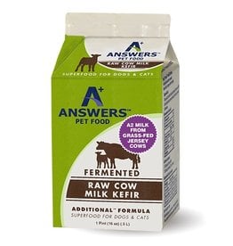 Answer's Pet Food Answers Cow Kefir CASE 16 oz (*Frozen Products for Local Delivery or In-Store Pickup Only. *)