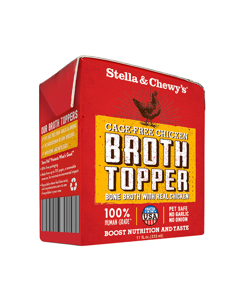 Stella & Chewy's The Pet Beastro Stella & Chewy's Bone Broth Topper CASE Chicken 11 oz To Improve Cats and Dogs Hydration