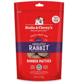 Stella & Chewy's Stella & Chewy's Freeze Dried Dog Food | Absolutely Rabbit Patties 5.5 oz