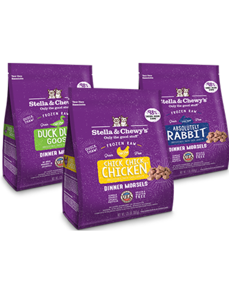 Stella & Chewy's The Pet Beastro Stella & Chewy's All-Natural Raw Frozen Cat Food  Duck Duck Goose 1 lb for Raw Feeding and High Protein Diets (*Frozen Products for Local Delivery or In-Store Pickup Only. *)