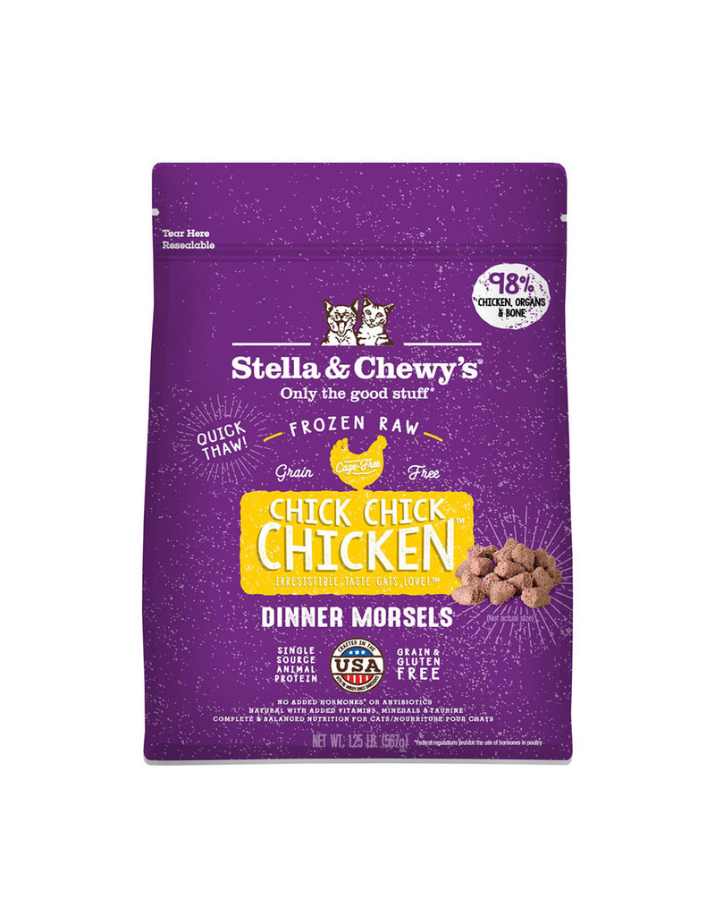 Stella & Chewy's The Pet Beastro Stella & Chewy's All-Natural Raw Frozen Cat Food  Chick, Chick Chicken 1 lb for Raw Feeding and High Protein Diets (*Frozen Products for Local Delivery or In-Store Pickup Only. *)