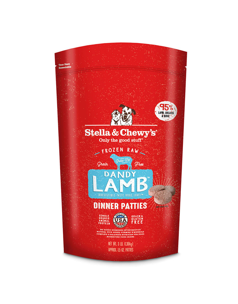 Stella & Chewy's Stella & Chewy's Raw Frozen Dog Food Dandy Lamb Patties 6 lb (*Frozen Products for Local Delivery or In-Store Pickup Only. *)