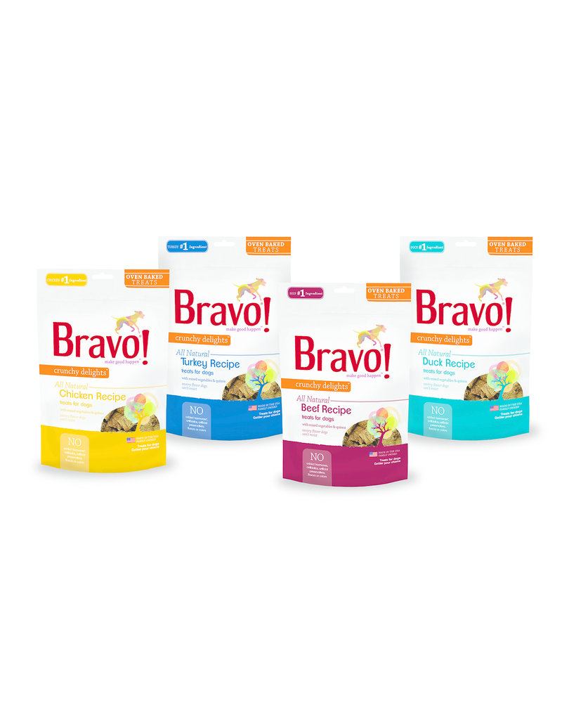 Bravo The Pet Beastro Bravo Freeze Dried Dog Treats Bag O Chews Beef Trachea 3.5" 4 Pack 4.75 oz All-Natural Dog Chews for Dental Health and Joints Dry-Roasted Protein Low-Fat Single-Ingredient Crunchy