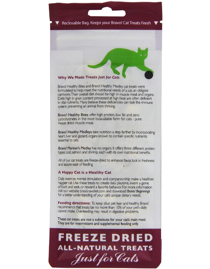 Bravo Z Bravo Freeze Dried Cat Treats | Turkey Medley 1.25 oz