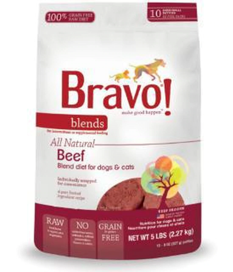 bravo frozen dog food