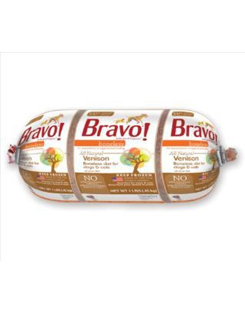 Bravo The Pet Beastro Bravo Frozen Chub Blends Boneless Venison 1 lb All-Natural Dog and Cat Food for Supplemental Raw Feeding & High Protein Diets Single-Ingredient (*Frozen Products for Local Delivery or In-Store Pickup Only. *)