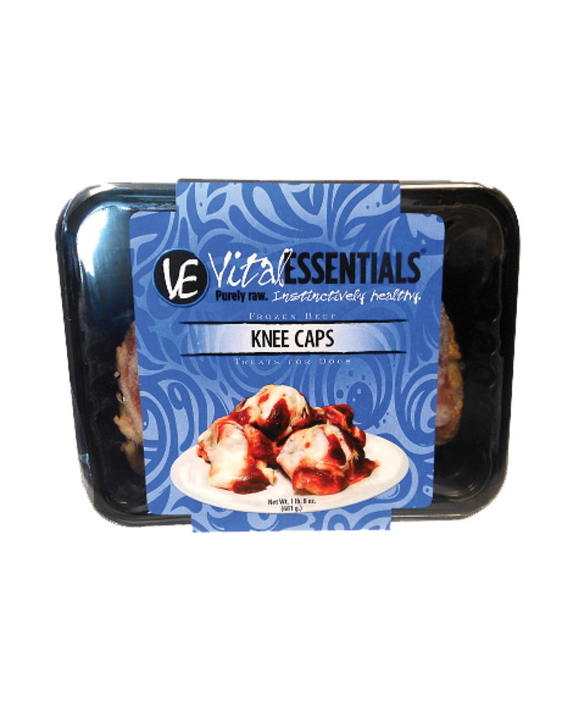Vital Essentials Vital Essentials Raw Frozen Beef Knee Cap 2 lb Natural  Raw Frozen Dog Hard Dental Chew Protein (*Frozen Products for Local Delivery or In-Store Pickup Only. *)
