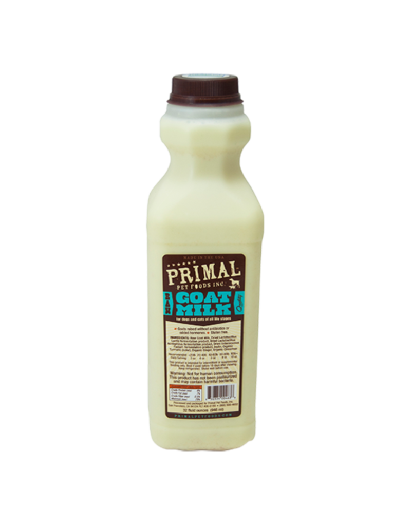 Primal Pet Foods Primal Frozen Raw Goat Milk 32 oz (*Frozen Products for Local Delivery or In-Store Pickup Only. *)