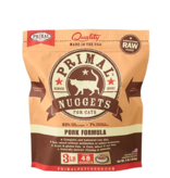 Primal Pet Foods Primal Raw Frozen Nuggets Cat Food Pork 3 lb (*Frozen Products for Local Delivery or In-Store Pickup Only. *)