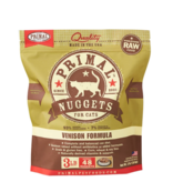 Primal Pet Foods Primal Raw Frozen Nuggets Cat Food Venison 3 lb (*Frozen Products for Local Delivery or In-Store Pickup Only. *)