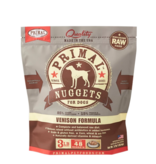 Primal Pet Foods Primal Raw Frozen Nuggets Dog Food Venison 3 lb (*Frozen Products for Local Delivery or In-Store Pickup Only. *)