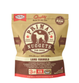 Primal Pet Foods Primal Raw Frozen Nuggets Dog Food Lamb 3 lb CASE/8 (*Frozen Products for Local Delivery or In-Store Pickup Only. *)