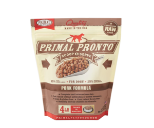 primal pronto frozen dog food