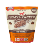 Primal Pet Foods Primal Raw Frozen Pronto Dog Food Beef 4 lb (*Frozen Products for Local Delivery or In-Store Pickup Only. *)