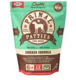 Primal Pet Foods Primal Raw Frozen Patties Dog Food Chicken 6 lb CASE (*Frozen Products for Local Delivery or In-Store Pickup Only. *)