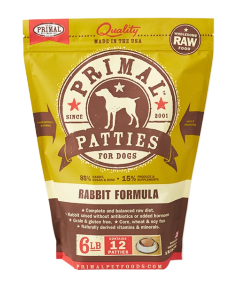 primal rabbit dog food