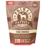 Primal Pet Foods Primal Raw Frozen Patties Dog Food Pork 6 lb (*Frozen Products for Local Delivery or In-Store Pickup Only. *)