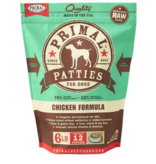 Primal Pet Foods Primal Raw Frozen Patties Dog Food Chicken 6 lb (*Frozen Products for Local Delivery or In-Store Pickup Only. *)