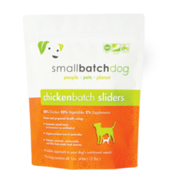 Smallbatch Pets Smallbatch Frozen Dog Food 1 oz Sliders | Chicken 3 lbs (*Frozen Products for Local Delivery or In-Store Pickup Only. *)