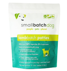 Smallbatch Pets Smallbatch Frozen Dog Food 8 oz Patties | Lamb 6 lbs (*Frozen Products for Local Delivery or In-Store Pickup Only. *)