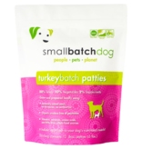 Smallbatch Pets Smallbatch Frozen Dog Food 8 oz Patties | Turkey 6 lbs (*Frozen Products for Local Delivery or In-Store Pickup Only. *)