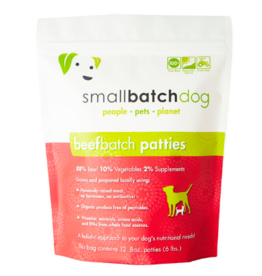 Smallbatch Pets Smallbatch Frozen Dog Food 8 oz Patties | Beef 6 lbs (*Frozen Products for Local Delivery or In-Store Pickup Only. *)