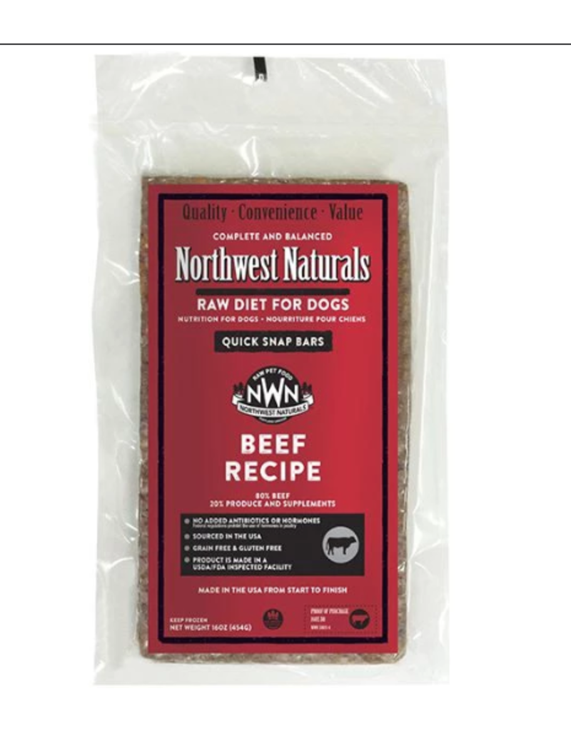 Northwest Naturals Northwest Naturals Frozen Bars Beef 25 lb CASE (*Frozen Products for Local Delivery or In-Store Pickup Only. *)