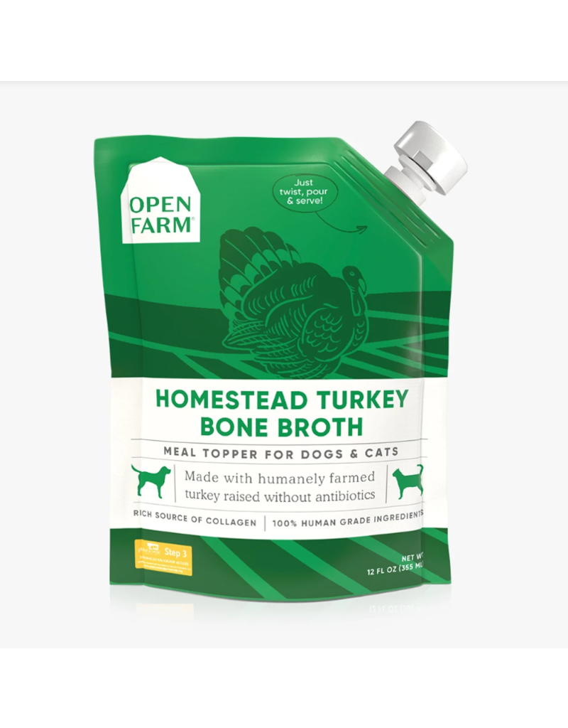 Open Farm Open Farm Bone Broth Homestead Turkey 12 oz