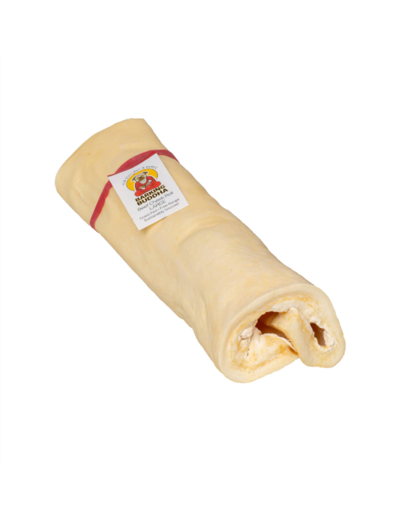 Barking Buddha Pet Products Barking Buddha Beef Cheek Large Roll Single