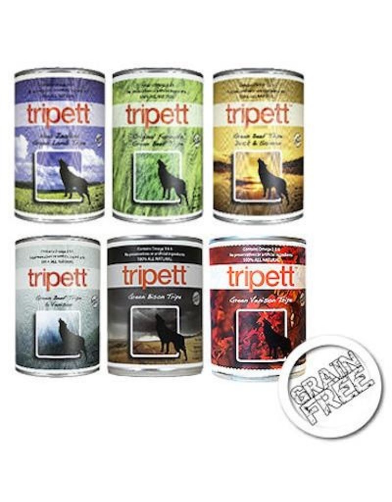 Tripett Tripett Canned Dog Food CASE Beef Green Tripe 13 oz