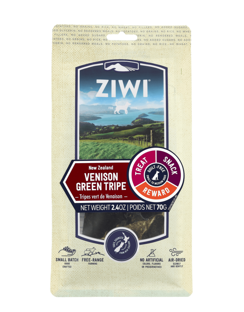 Ziwipeak DISC/M Ziwipeak Dog Chews | Venison Green Tripe 2.4 oz