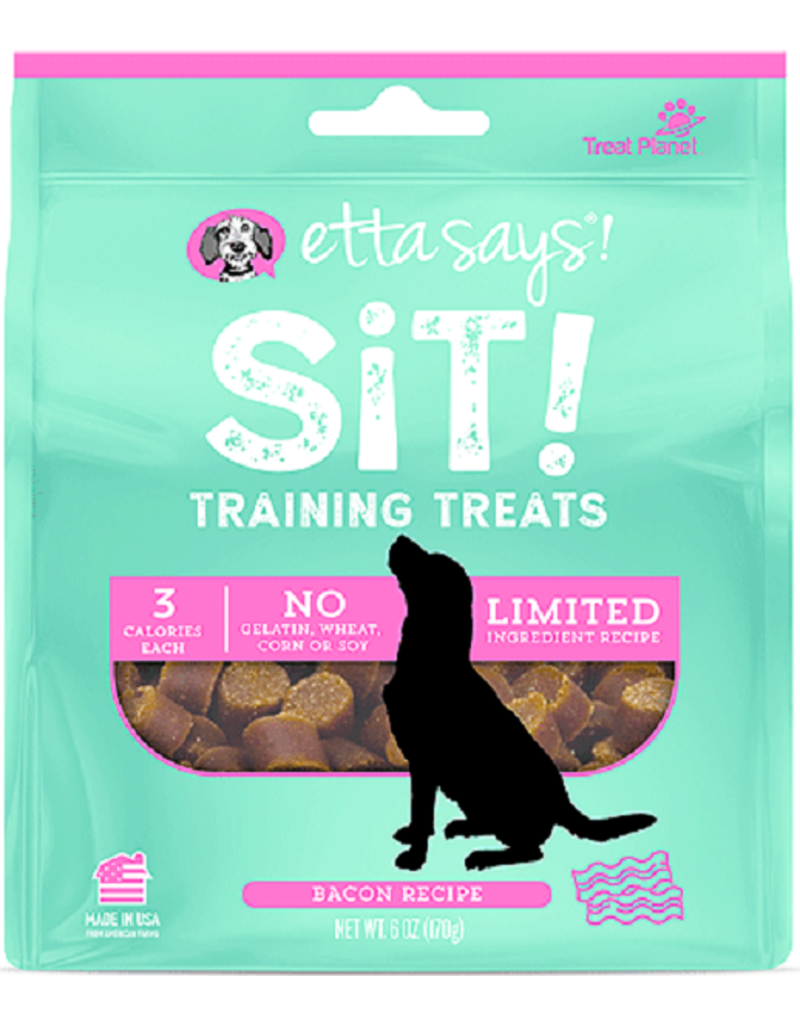 Etta Says Etta Says Sit! Dog Training Treats Bacon 6 oz