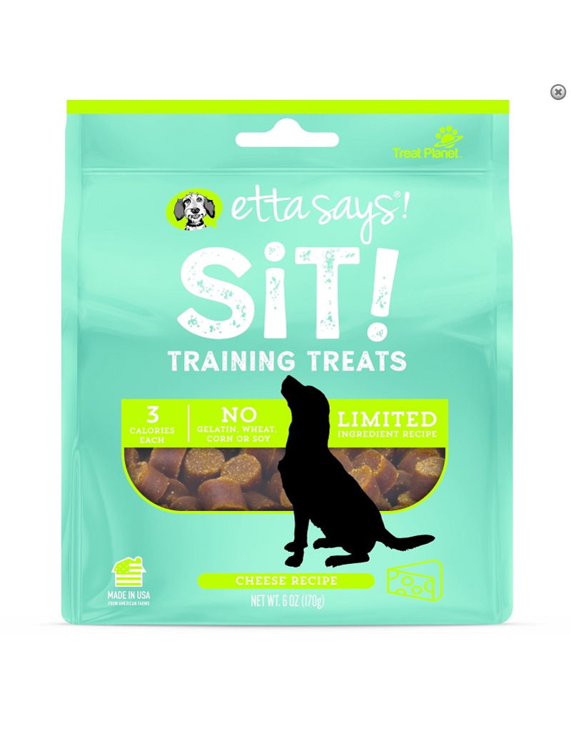 Etta Says Etta Says Sit! Dog Training Treats Cheese 6 oz