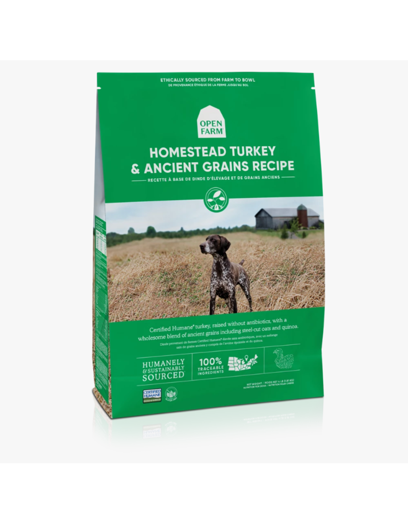 Open Farm Open Farm Ancient Grain Dog Kibble | Turkey 4 lb