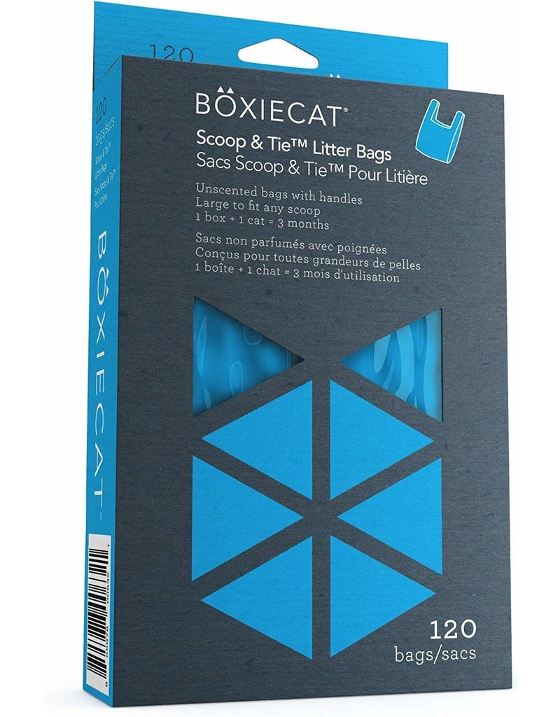 BoxieCat BoxieCat Scoop & Tie Litter Bags 120 ct