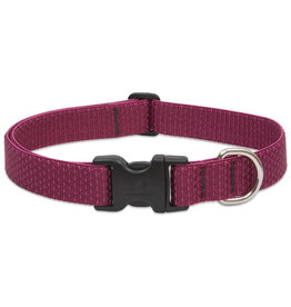 Lupine Lupine Eco 3/4" Dog Collar | Berry 13"-22"