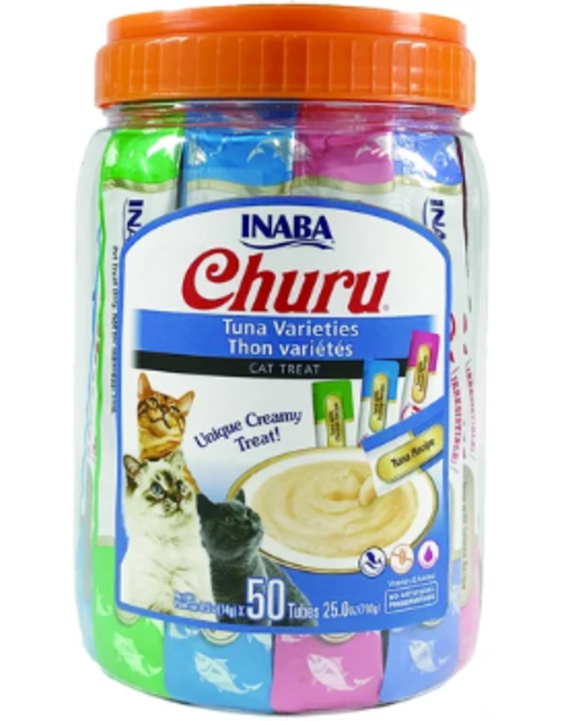 Inaba Inaba Variety Pack Churu Puree Tuna 50 pk