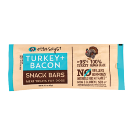 Etta Says Etta Says Snack Bar Dog Treats | Turkey & Bacon 1.5 oz single