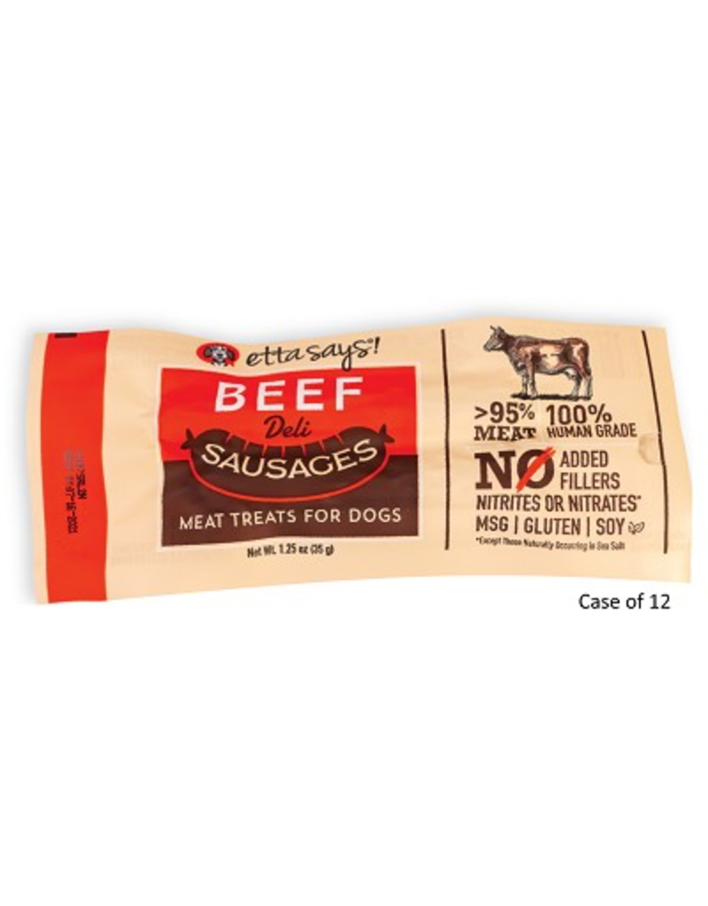 Etta Says Etta Says Deli Sausage Dog Treats | Beef 1.25 oz 2 pk