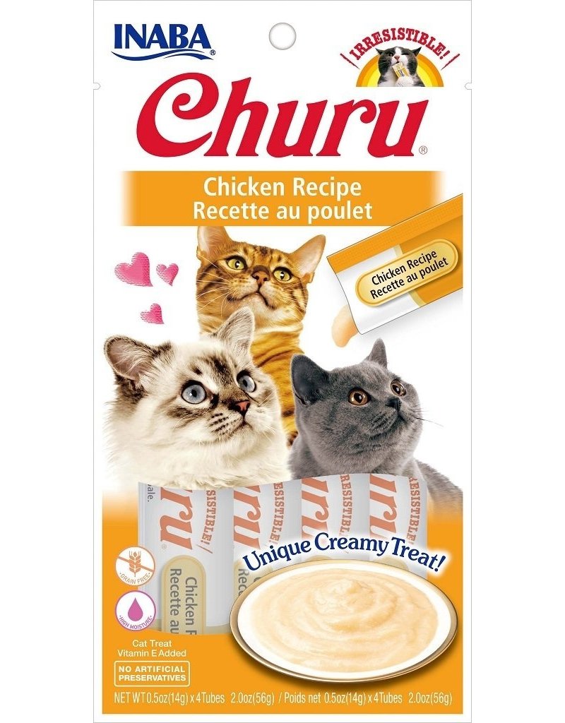 Inaba Inaba Churu Puree Cat Treats Chicken 4 pk