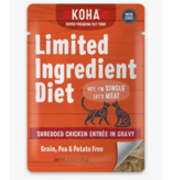 Koha Koha LID Premium Cat Food Pouch | Shredded Chicken 2.8 oz CASE