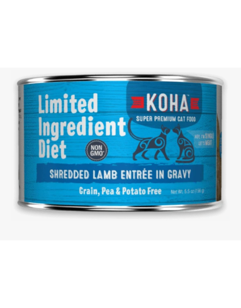 Koha Koha LID Premium Cat Food | Shredded Lamb 5.5 oz single