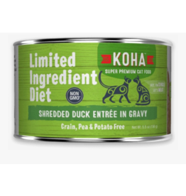 Koha Koha LID Premium Cat Food | Shredded Duck 5.5 oz CASE