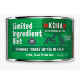 Koha Koha LID Premium Cat Food | Shredded Turkey 5.5 oz CASE